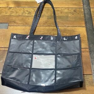 Disney Black Photo Organizer Tote